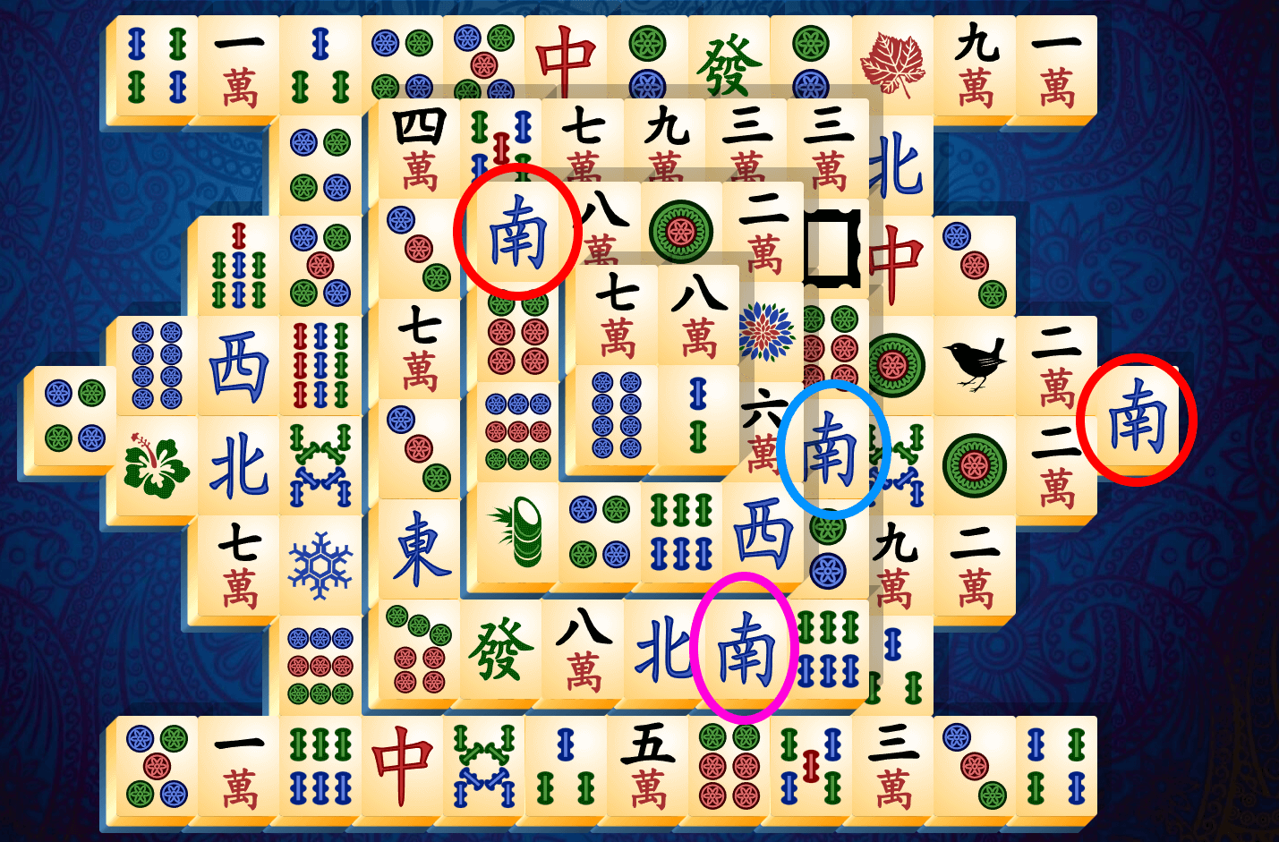Mahjong Pasziánsz útmutató, 2. szakasz
